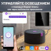 Умный сенсорный WiFi выключатель CORKER одноклавишный 600 Вт / стекло / черный. Работает с Алисой и Smart life