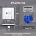 Комбинированная розетка CORKER ТВ антенна + Интернет RJ-45, без рамки / белый