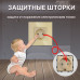 Умная встроенная WiFi розетка CORKER в стеклянной рамке / золотой ( Алиса, Маруся, Smart life)