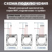 Умный сенсорный WiFi выключатель CORKER одноклавишный 600 Вт / стекло / золотой. Работает с Алисой и Smart life