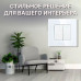 Механический двухклавишный выключатель CORKER (2 клавишный) / белый