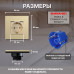 Розетка CORKER с двумя USB с заземлением и защитными шторками, без рамки / золотой