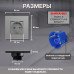 Розетка CORKER с двумя USB с заземлением и защитными шторками, без рамки / серый