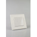 Выключатель трехклавишный CORKER встраиваемый, серия TREND, белый